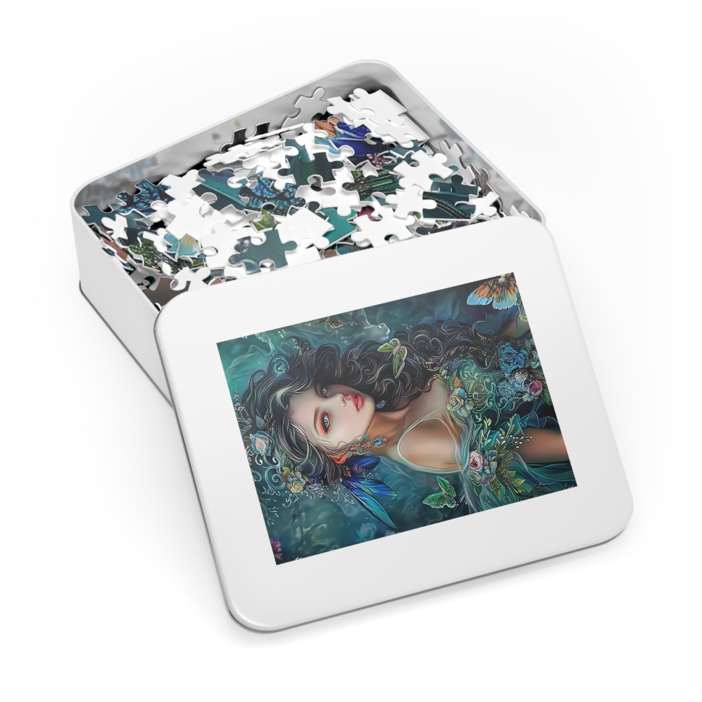 The Blue Butterfly Fairy Jigsaw Puzzle (30, 110, 252, 500,1000-Piece)