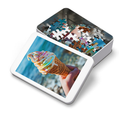 Summer Ice Cream Cone Jigsaw Puzzle (30, 110, 252, 500,1000-Piece)