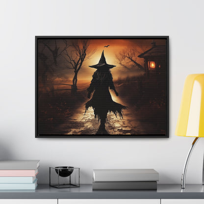 Halloween Witch Gallery Art Canvas Wraps, Horizontal Frame