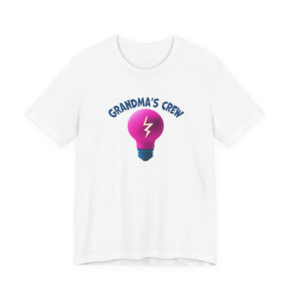 Grandma's Crew  Unisex Jersey Tee - Fun Gift for Grandparents