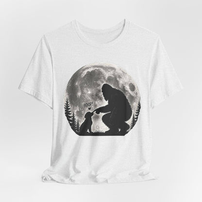 Bigfoot Boops Sweet Puppy Dog Unisex Jersey Short Sleeve Tee