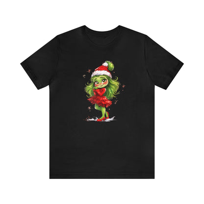 Lady Grinch  Unisex Jersey Short Sleeve Tee