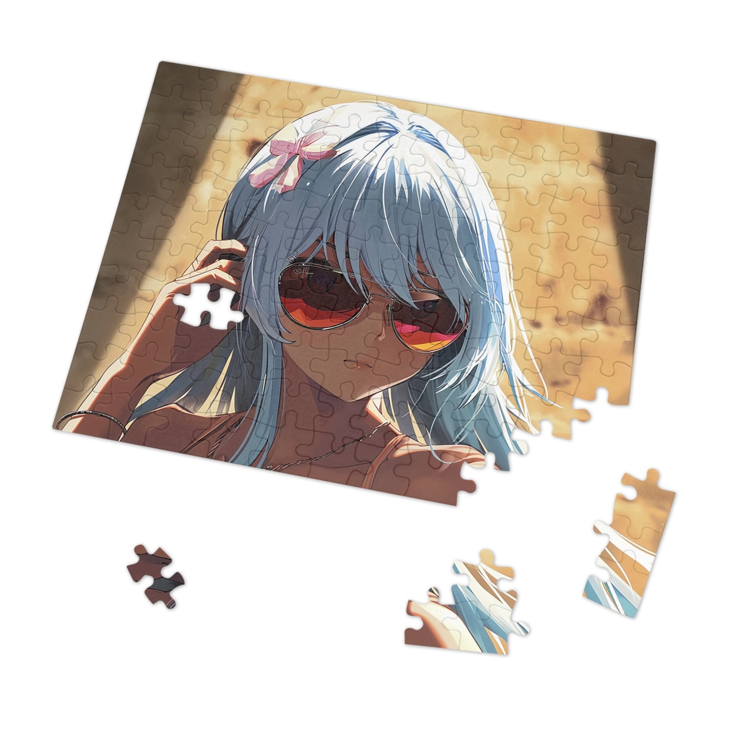 Sexy Anime Girl  Jigsaw Puzzle (30, 110, 252, 500,1000-Piece)