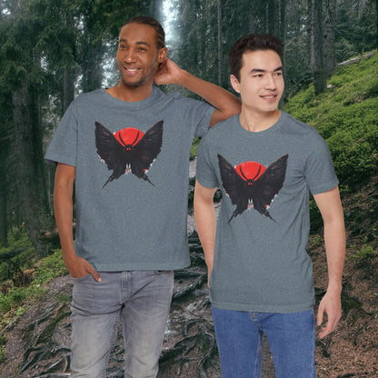 Mothman Graphic Tee - Unisex Jersey Shirt for Nature Lovers