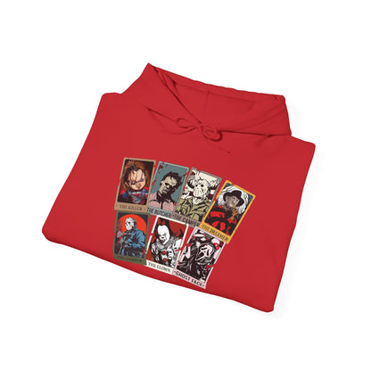 Horror Friends Tarot Cards Unisex Heavy Blend™ Hooded Sweatshirt