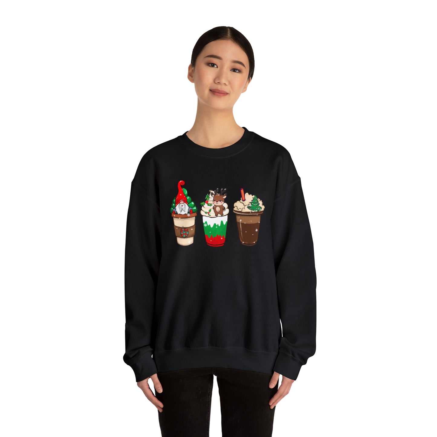 Christmas Coffee Sweatshirt Christmas Sweatshirt Coffee Lover Shirt Coffee Lover Christmas Gift Crewneck Sweatshirt