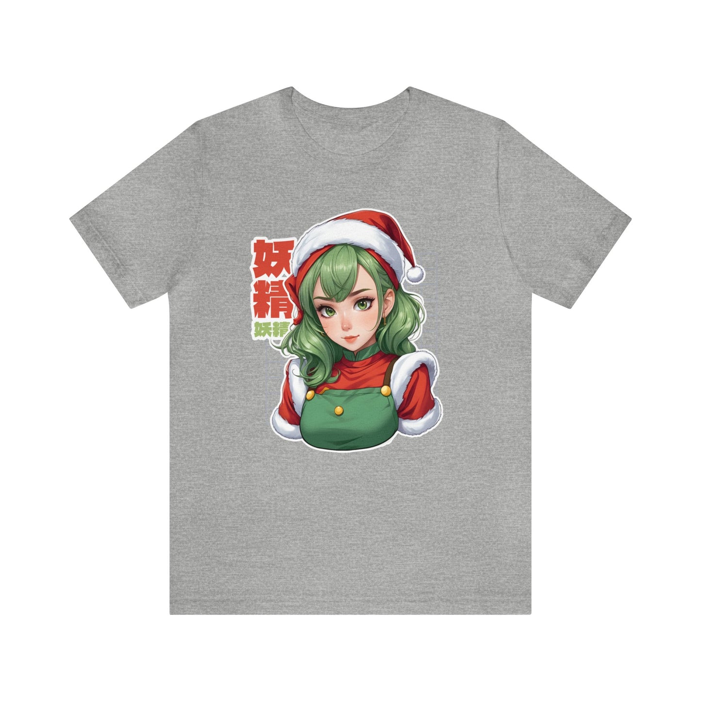 Anime Christmas Elf  Unisex Jersey Short Sleeve Tee