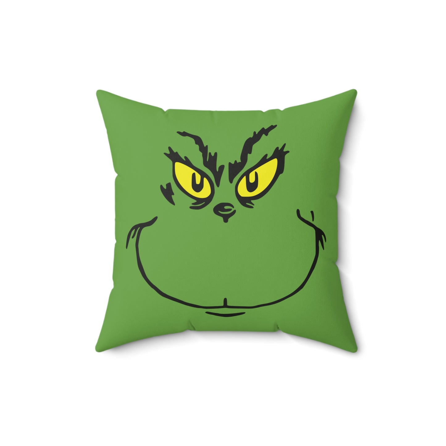 Mr Grinch  Spun Polyester Square Pillow