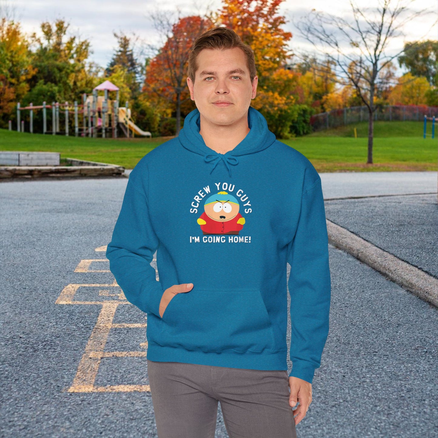 Cartman "Screw You Guys, I'm Going Home!" South Park Hoodie