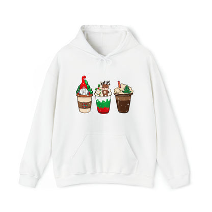 Christmas Coffee Hoodie Christmas Sweatshirt Coffee Lover Hoodie Coffee Lover Christmas Gift Hooded Sweatshirt