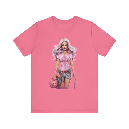 Barbie Girl Halloween Unisex Jersey Short Sleeve Tee