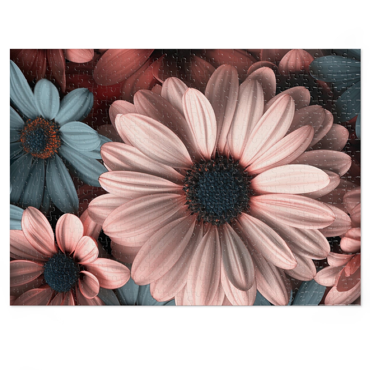 Pastel Daisies Jigsaw Puzzle (30, 110, 252, 500,1000-Piece)