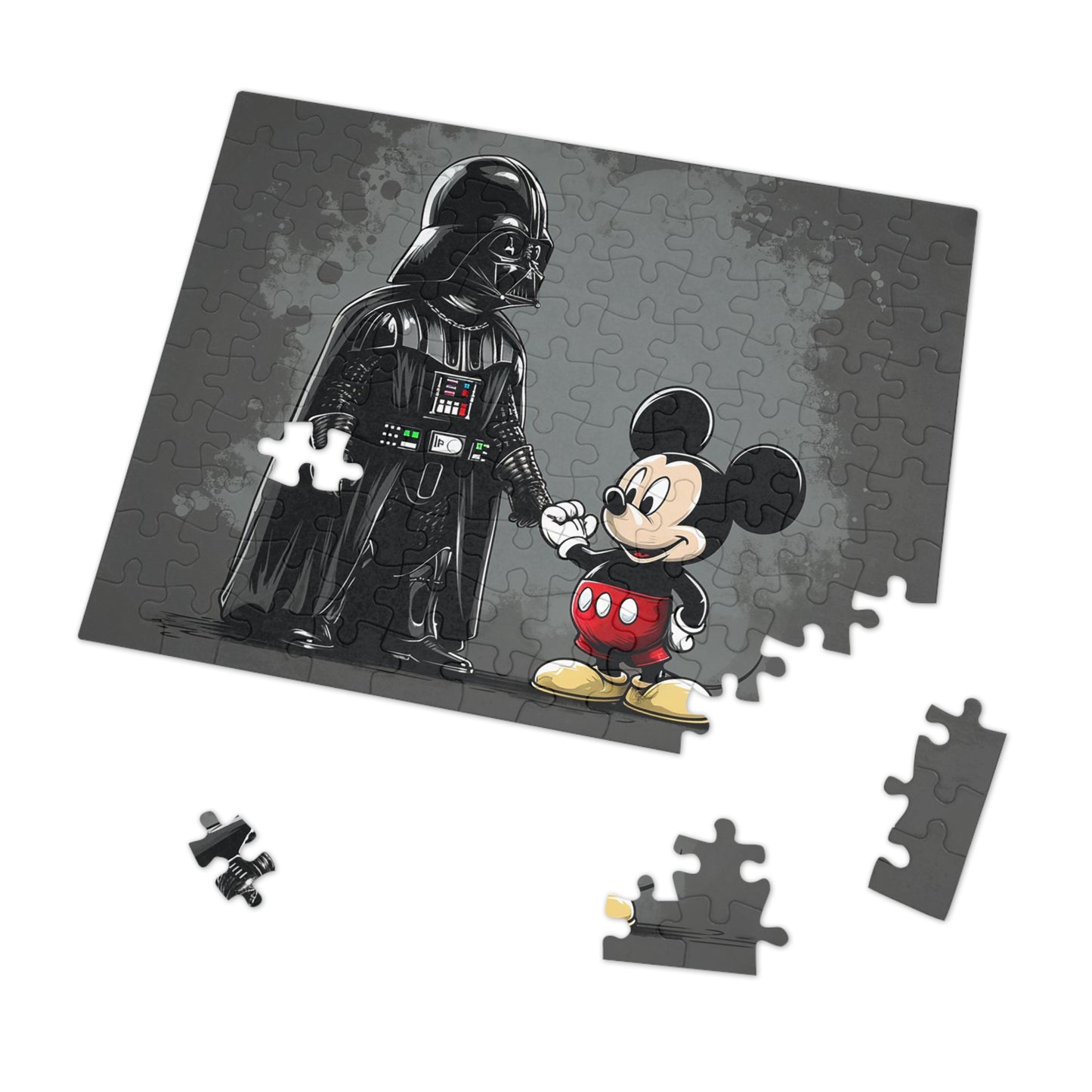 Darth and Mickey Jigsaw Puzzle (30, 110, 252, 500 -Piece)