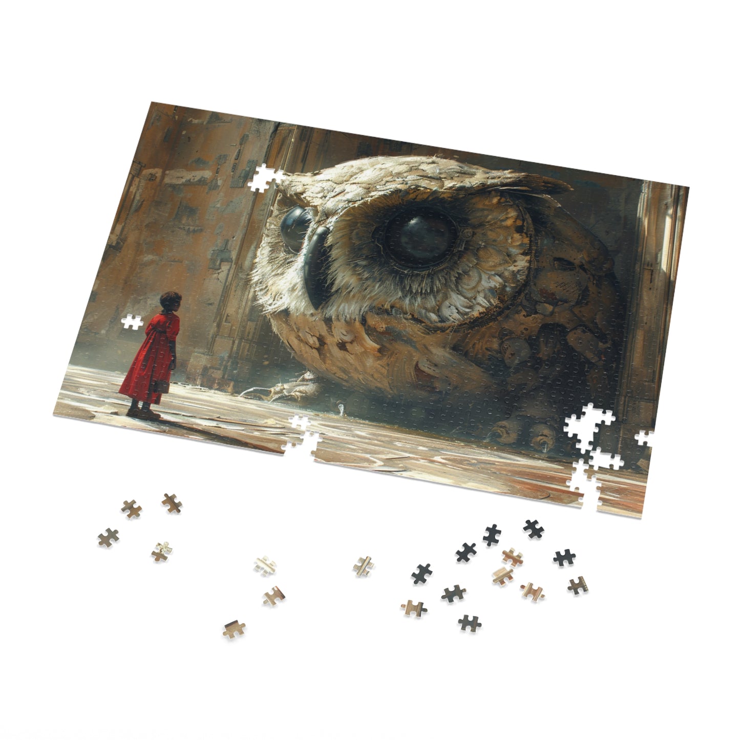 Anime Giant Owl Jigsaw Puzzle (30, 110, 252, 500,1000-Piece)