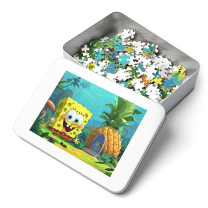 Who Lives in A Pineapple Under the sea? Jigsaw Puzzle (30, 110, 252, 500,1000-Piece)