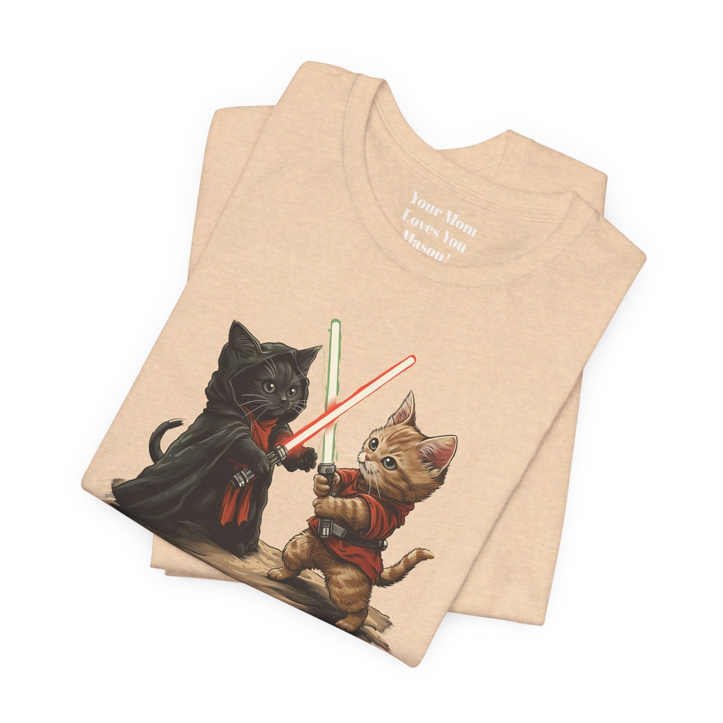 Kitty Star Wars Battle Unisex Jersey Short Sleeve Tee