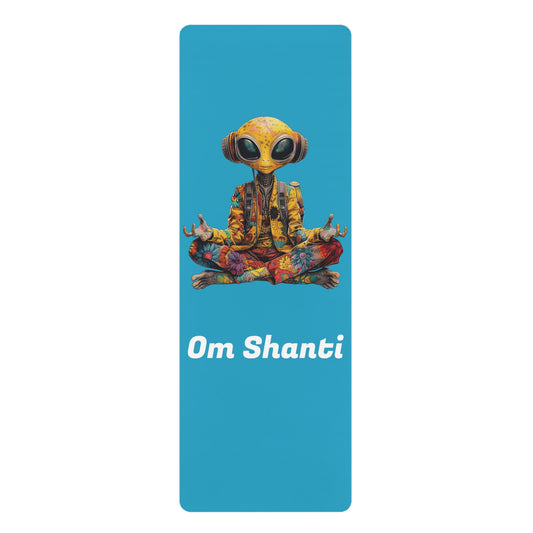Om Shanti Alien Rubber Yoga Mat