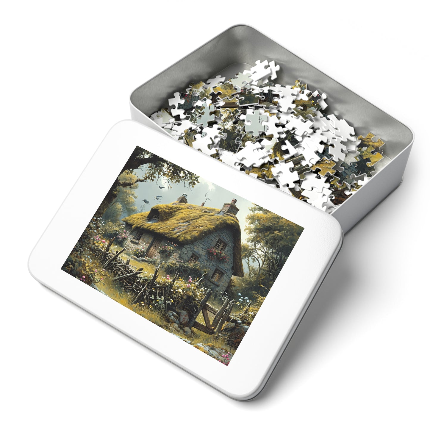 German Cottage  Jigsaw Puzzle (30, 110, 252, 500,1000-Piece)