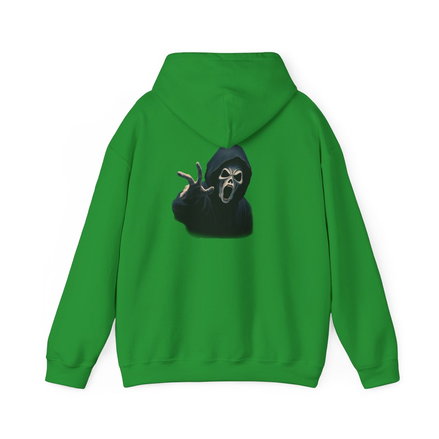 Scary Creeper Back Print Hoodie Sweatshirt
