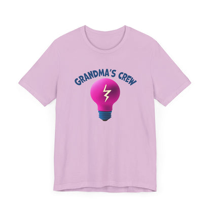 Grandma's Crew  Unisex Jersey Tee - Fun Gift for Grandparents