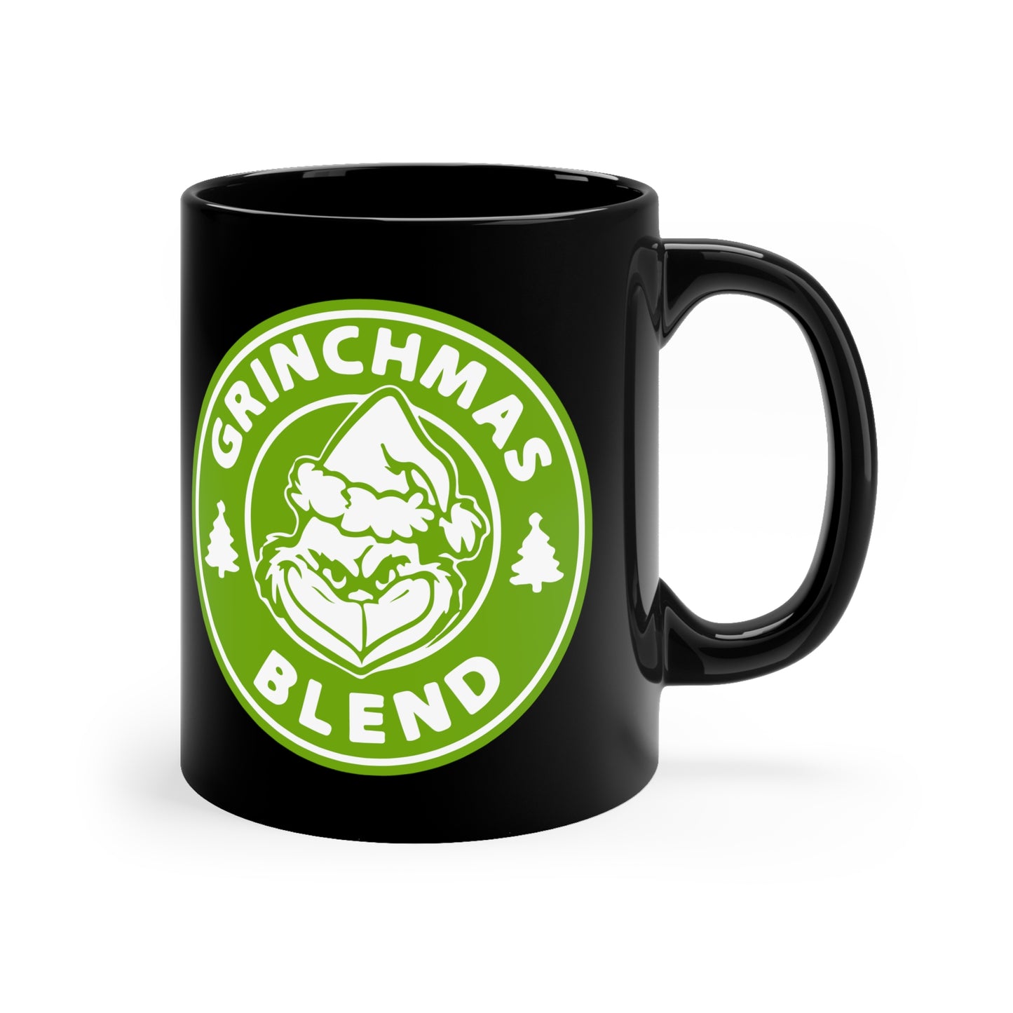 Grinch Blend Coffee Cup  11oz Black Mug