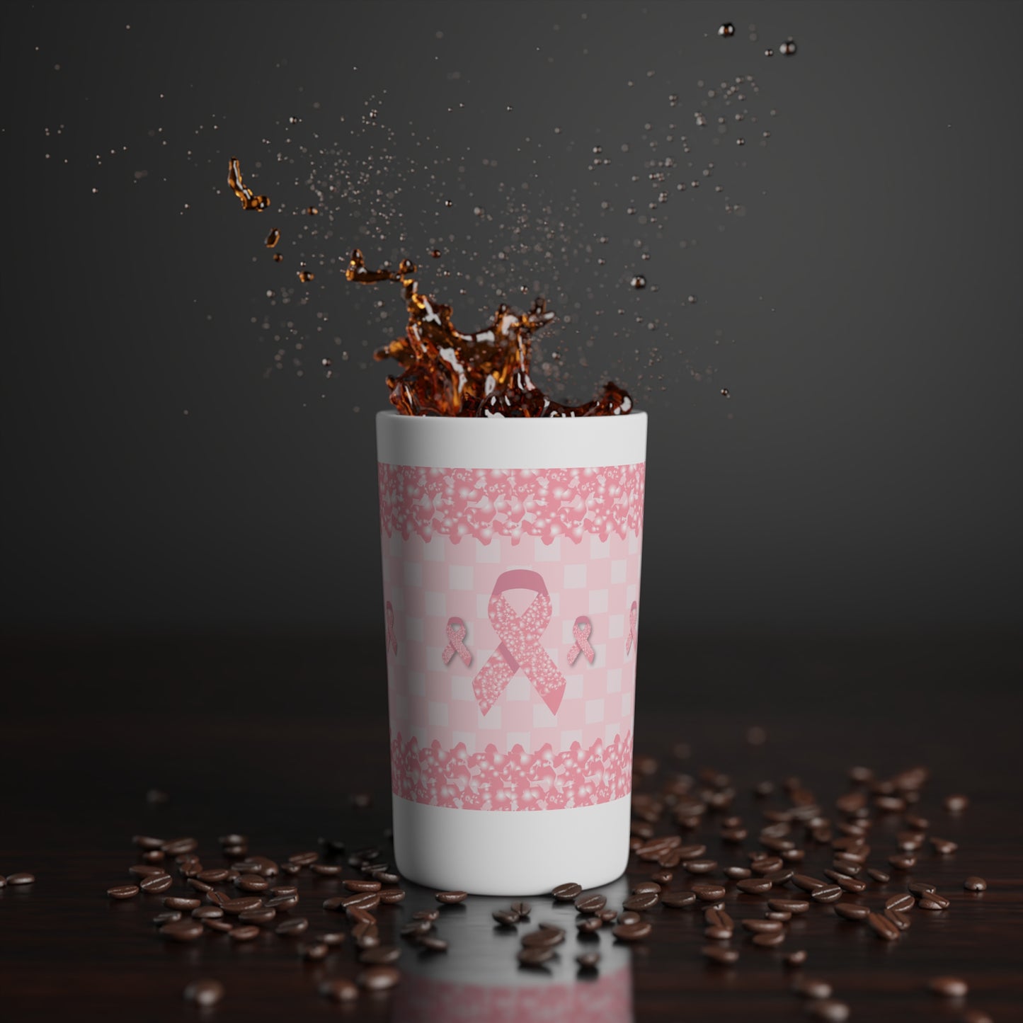 Breast Cancer Awareness Conical Coffee Mugs (3oz, 8oz, 12oz)