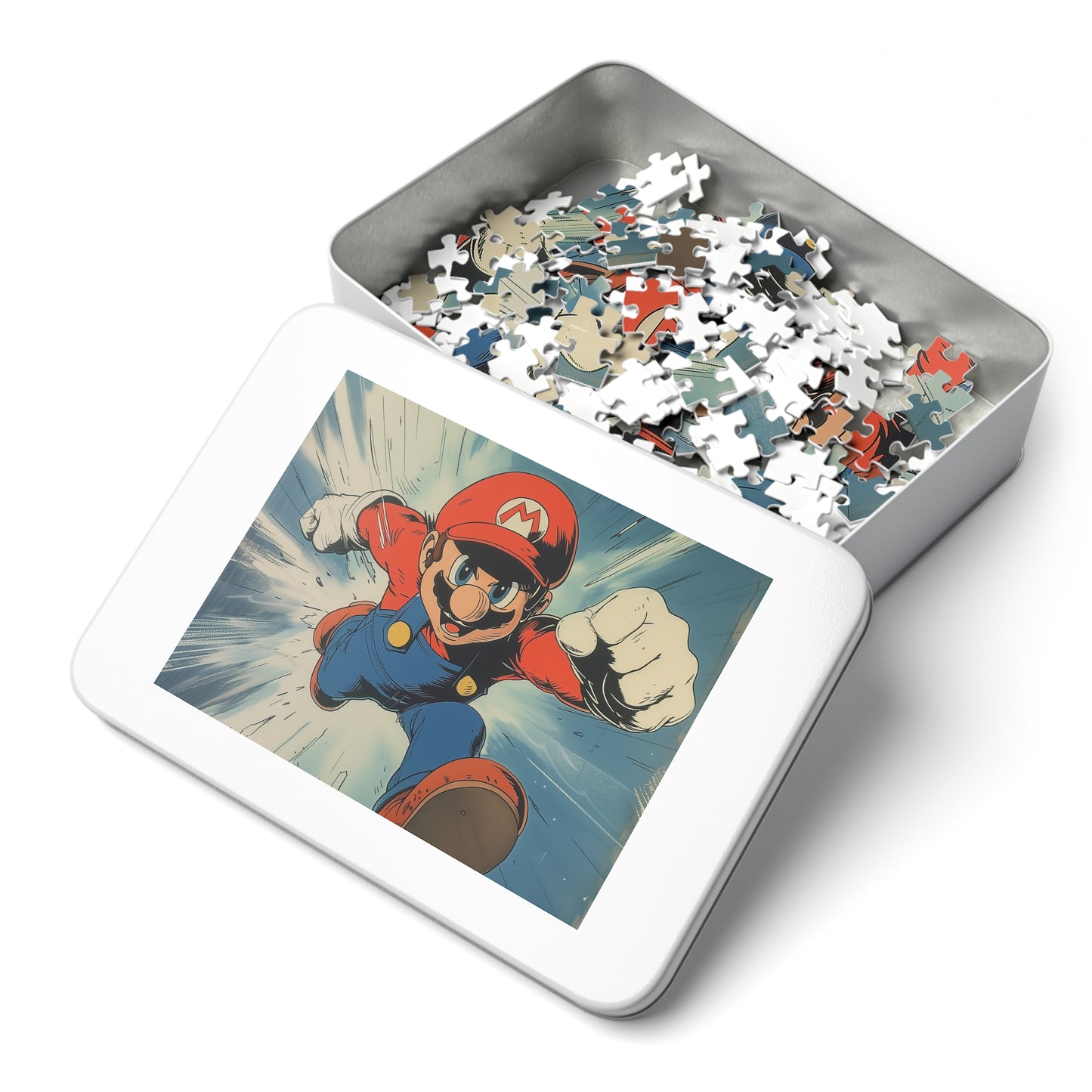 Mario Power Jigsaw Puzzle (30, 110, 252, 500,1000-Piece)