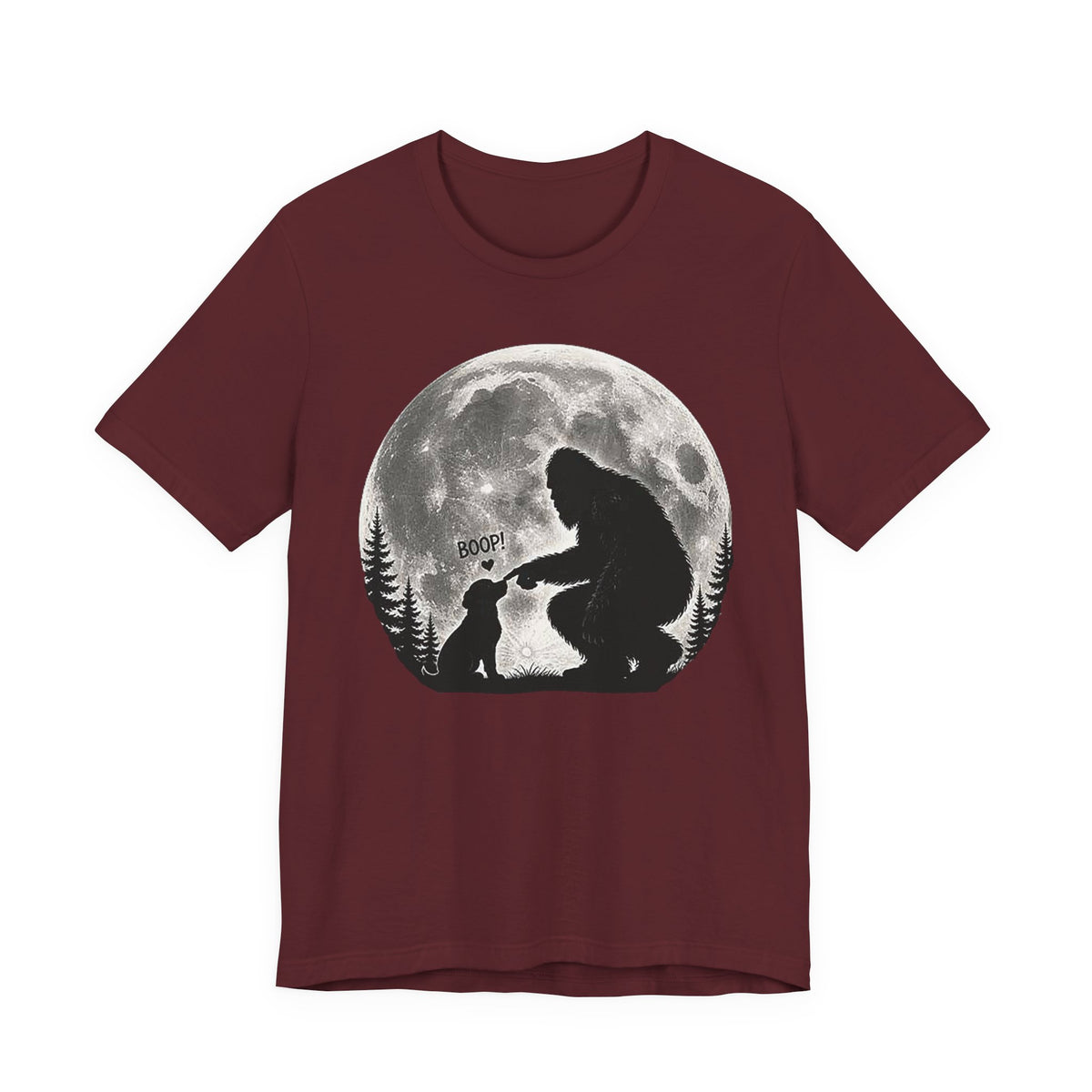Bigfoot Boops Sweet Puppy Dog Unisex Jersey Short Sleeve Tee