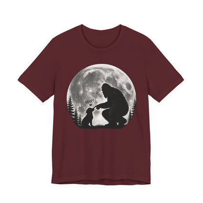 Bigfoot Boops Sweet Puppy Dog Unisex Jersey Short Sleeve Tee