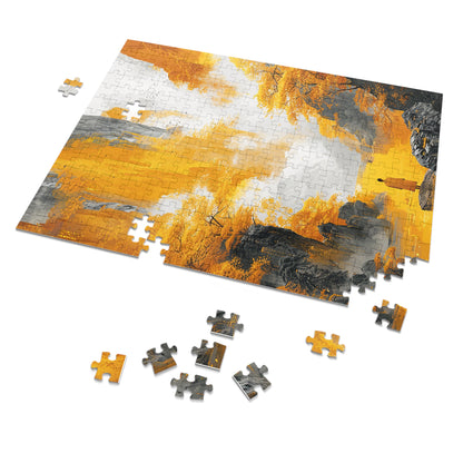 Yellow Mountain River  Jigsaw Puzzle (30, 110, 252, 500,1000-Piece)