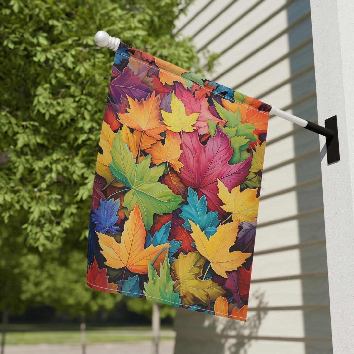 Colorful Leaves Garden & House Banner