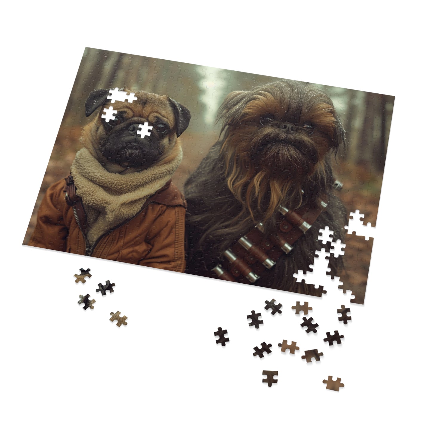 Dog Wars with Hans and Chewy Jigsaw Puzzle (30, 110, 252, 500,1000-Piece)