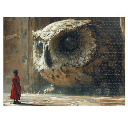 Anime Giant Owl Jigsaw Puzzle (30, 110, 252, 500,1000-Piece)