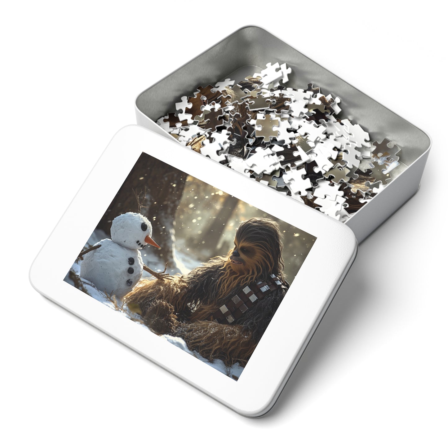 Chewy and the Snowman Jigsaw Puzzle (30, 110, 252, 500,1000-Piece)