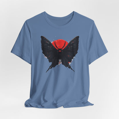 Mothman Graphic Tee - Unisex Jersey Shirt for Nature Lovers