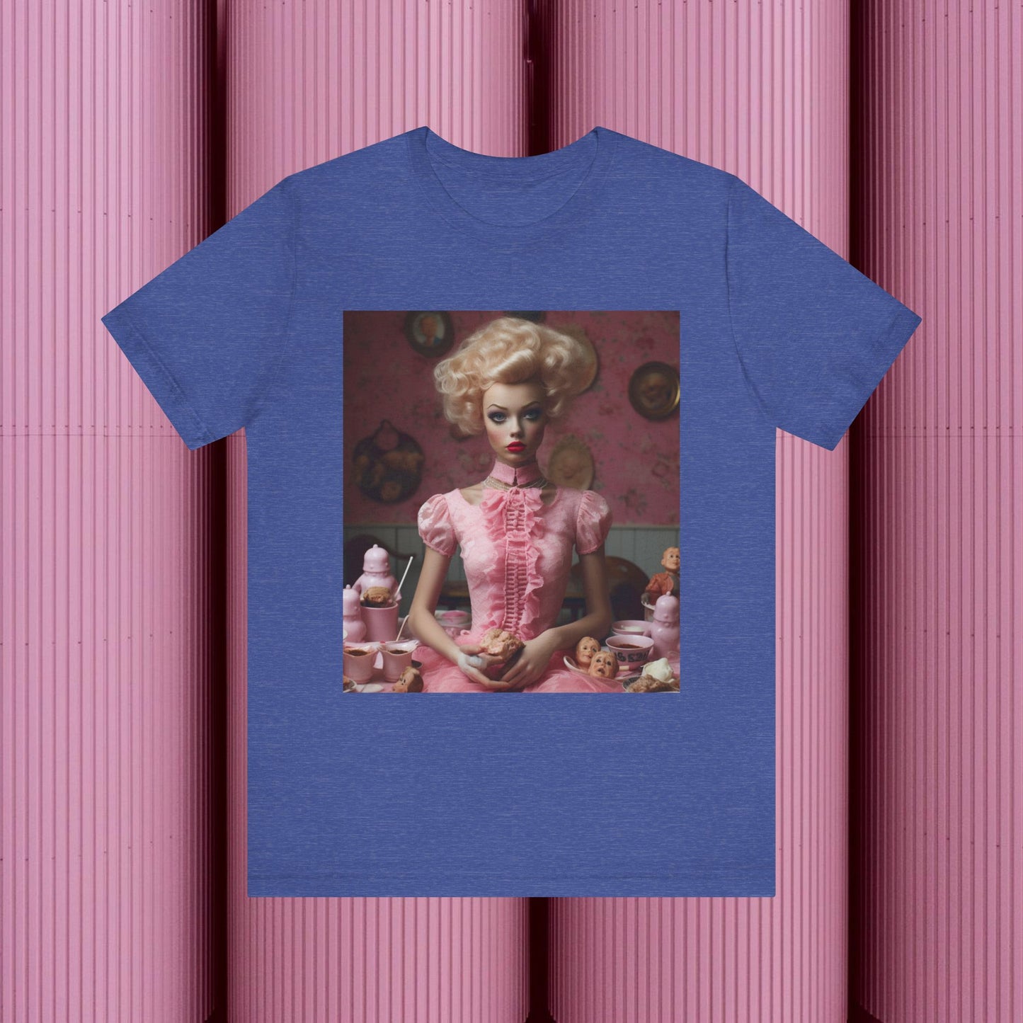 Creepy Barbie Doll Unisex Jersey Short Sleeve Tee