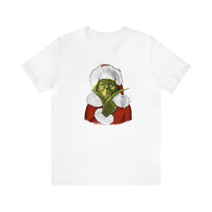 Resting Grinch Face  Unisex Jersey Short Sleeve Tee