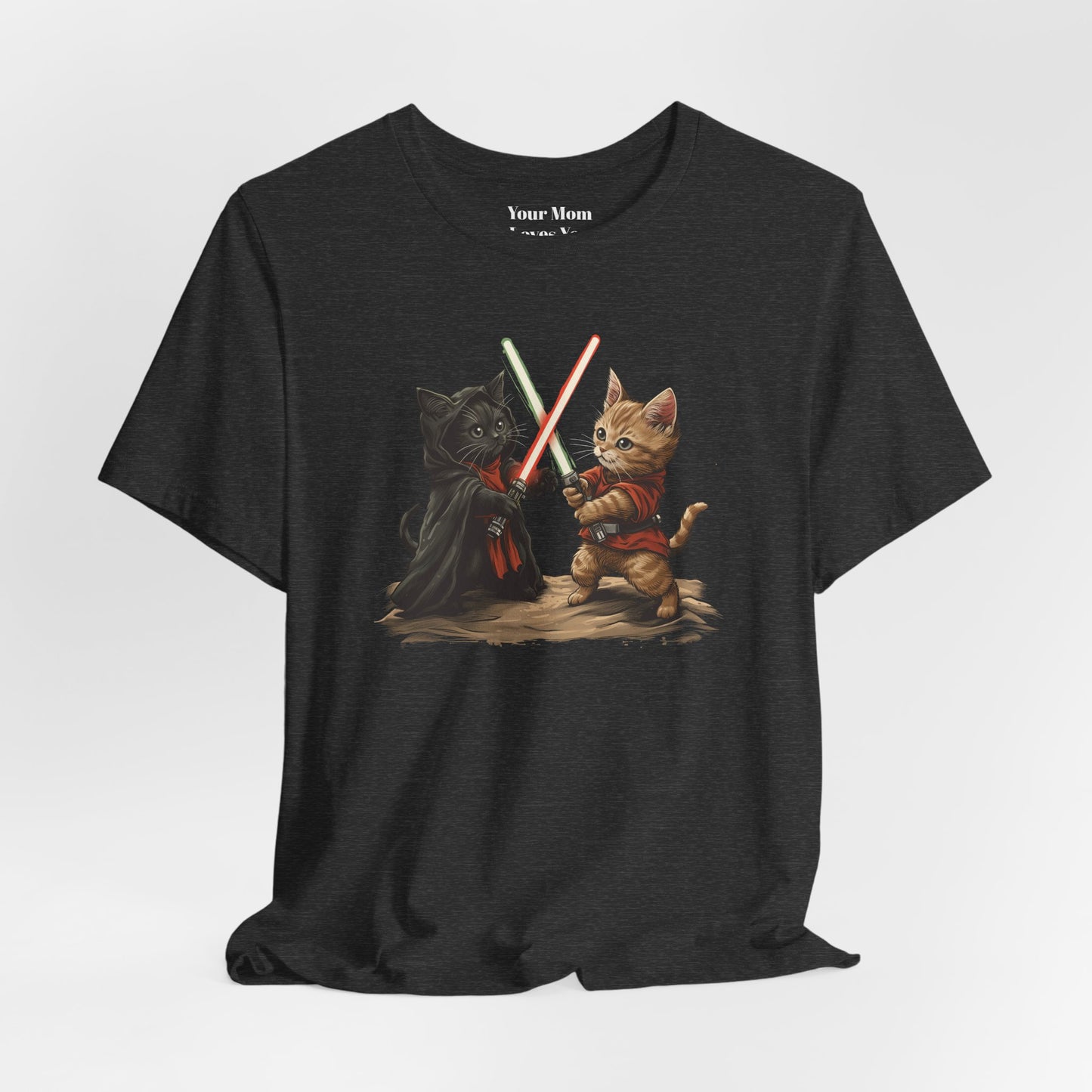Kitty Star Wars Battle Unisex Jersey Short Sleeve Tee