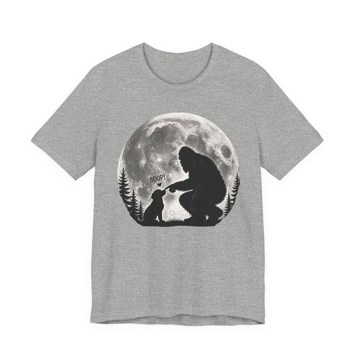 Bigfoot Boops Sweet Puppy Dog Unisex Jersey Short Sleeve Tee