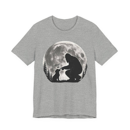 Bigfoot Boops Sweet Puppy Dog Unisex Jersey Short Sleeve Tee