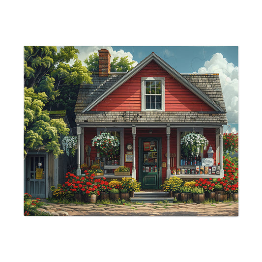 Little Red Country Store  Jigsaw Puzzle (30, 110, 252, 500,1000-Piece)