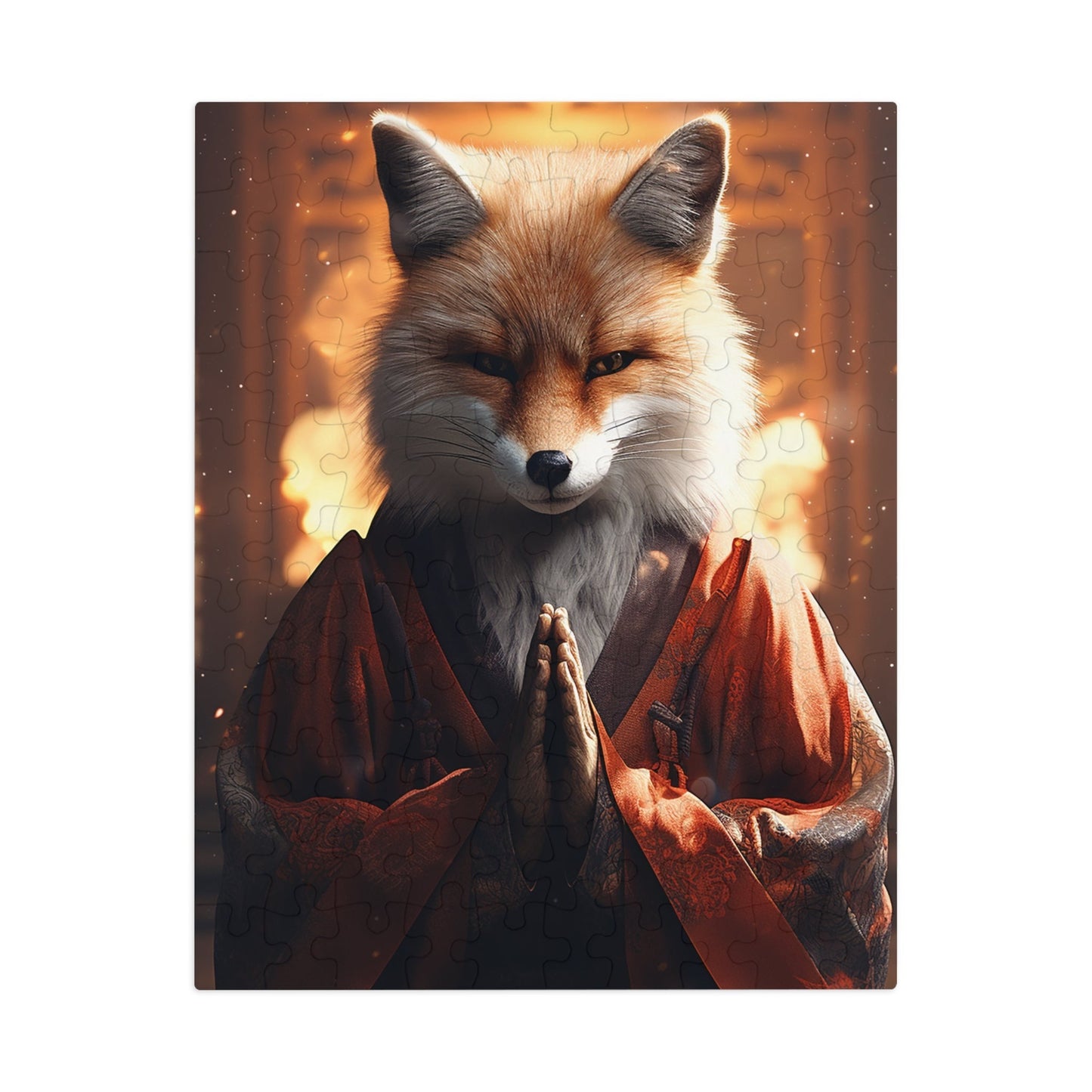 Sensei Fox Jigsaw Puzzle (30, 110, 252, 500,1000-Piece)