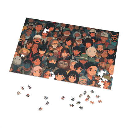 Anime Citizens  Jigsaw Puzzle (30, 110, 252, 500,1000-Piece)