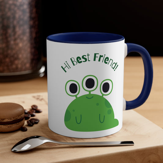 Hi Best Friend Coffee Mug, 11oz