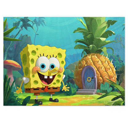 Who Lives in A Pineapple Under the sea? Jigsaw Puzzle (30, 110, 252, 500,1000-Piece)