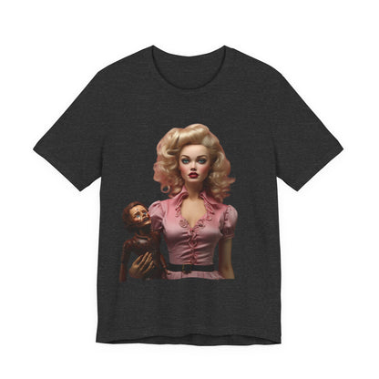 Bad Barbie Doll Unisex Jersey Short Sleeve Tee