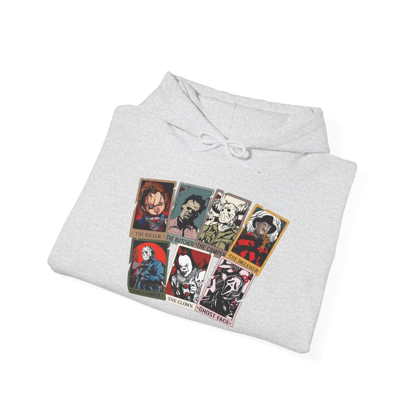 Horror Friends Tarot Cards Unisex Heavy Blend™ Hooded Sweatshirt