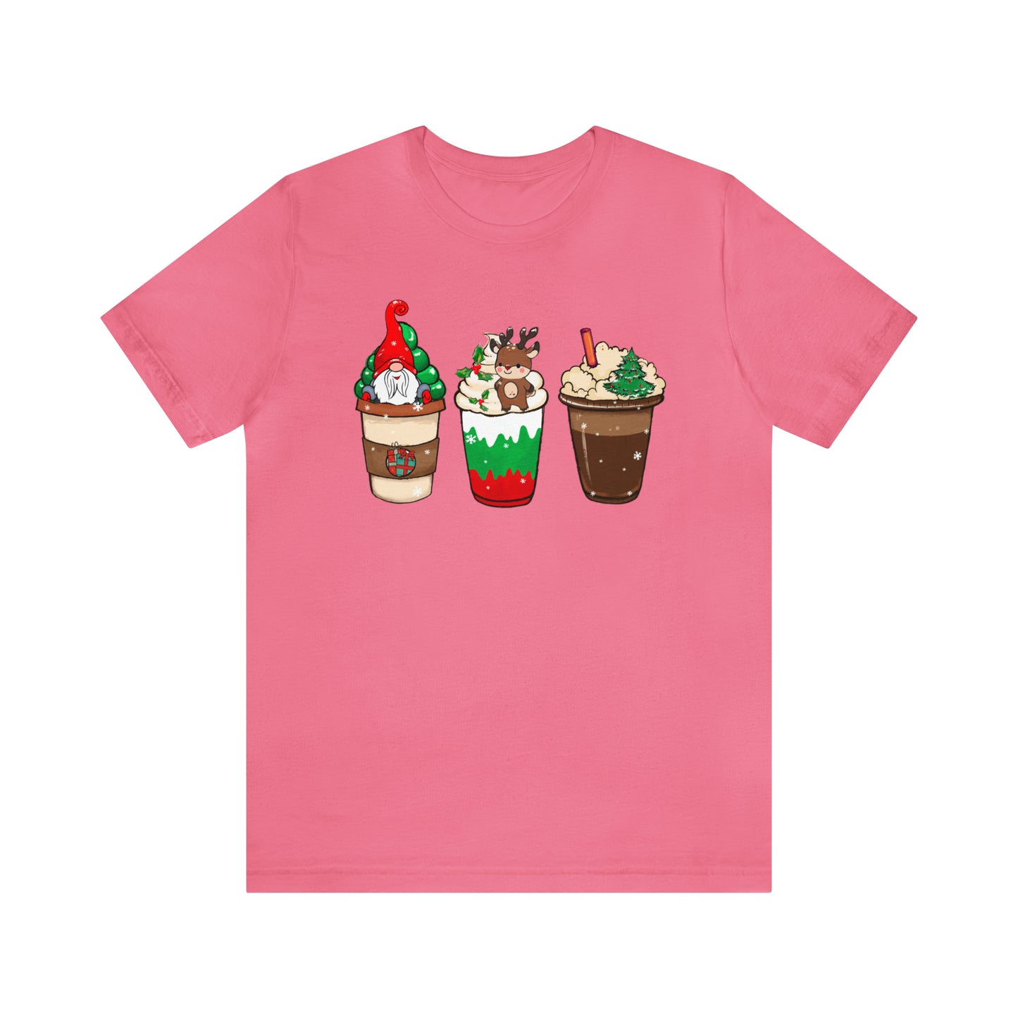 Christmas Coffee Tshirt Christmas T-Shirt Coffee Lover T Shirt Coffee Lover Christmas Gift Short Sleeve Tee Shirt