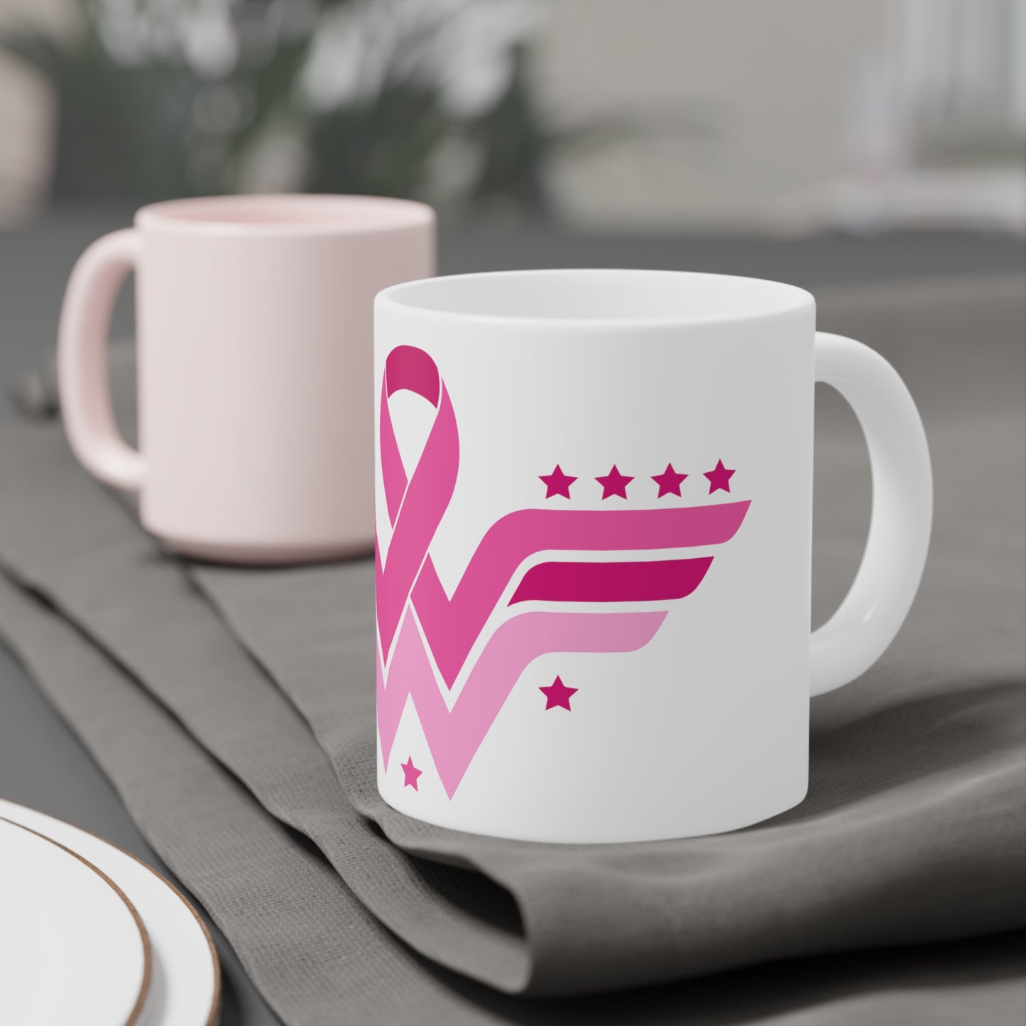 Breast Cancer Awareness Motivational Ceramic Mugs (11oz\15oz\20oz)