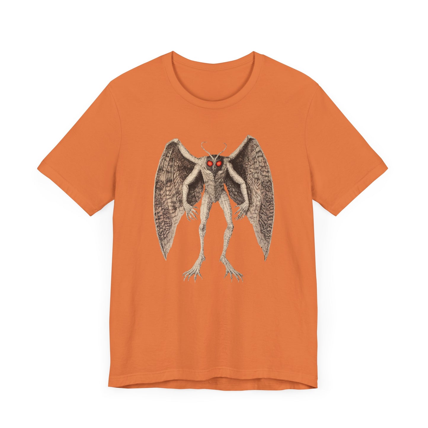 Mothman Unisex Jersey Tee - Paranormal Graphic T-Shirt